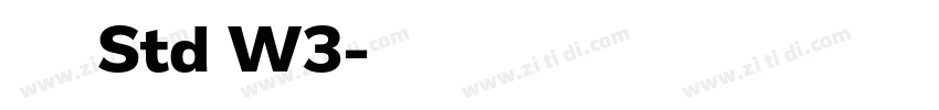 華康儷黑 Std W3字体转换